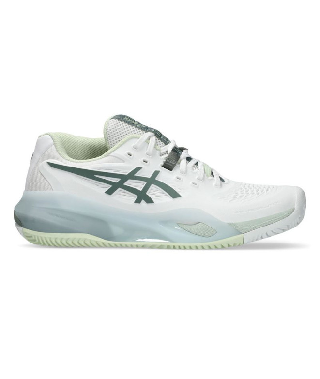 Zapatillas de Tenis ASICS Gel-Resolution X Clay Mujer Blanco/Azul