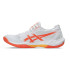 Zapatillas de Balonmano ASICS Gel-Rocket 12 Mujer Blanco/Coral