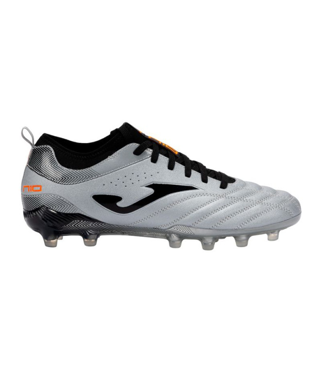 Bottes de football Joma Numéro-10 2512 Gris Noir Gazon Artificiel Homme