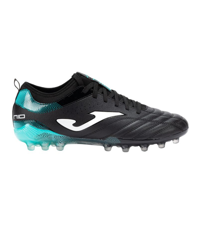 Botas de futebol Joma Número-10 2531 Preto Turquesa Grama Artificial Homem