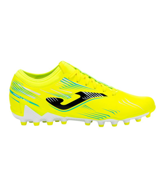 Botas de futebol Joma Propulsion 2509 Amarelo Fluorescente Grama Artificial Homem