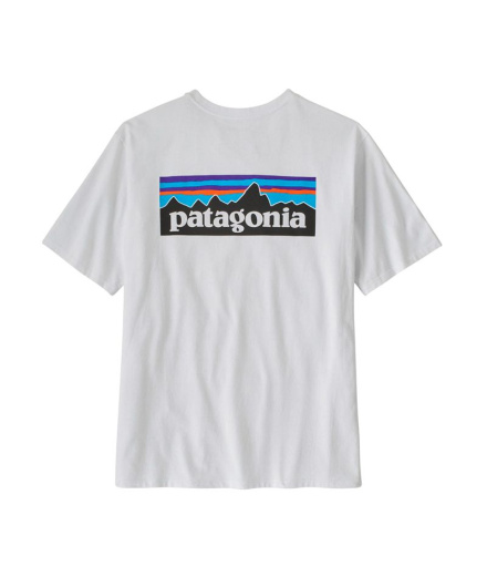 Camiseta de Montaña Patagonia P-6 Logo Responsibili- Hombre