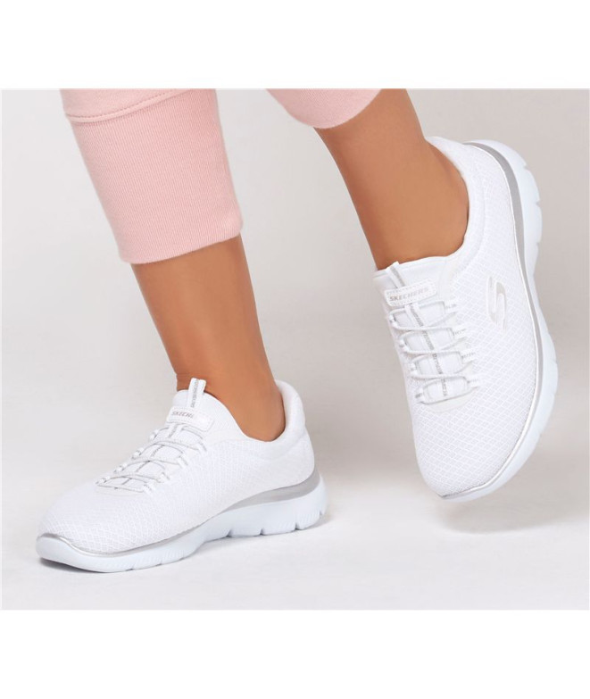Chaussures Skechers Summits Blanc Femme