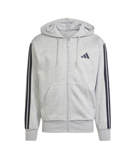 Moletom adidas 3 Bandas Fl Fz Hd Homem Cinza/Preto