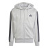 Moletom adidas 3 Bandas Fl Fz Hd Homem Cinza/Preto