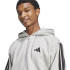 Moletom adidas 3 Bandas Fl Fz Hd Homem Cinza/Preto