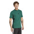 Camiseta adidas 3Bandas Sj Homem Verde Escuro/Preto