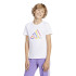 Camiseta adidas Infantil Branco