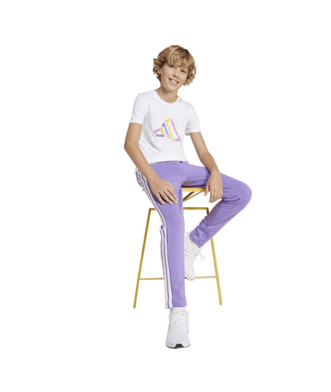 Camiseta adidas Infantil Branco