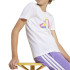 Camiseta adidas Infantil Branco