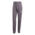 Calça adidas 3Bandas French Terry Cf Mulher Esdegr/Branco