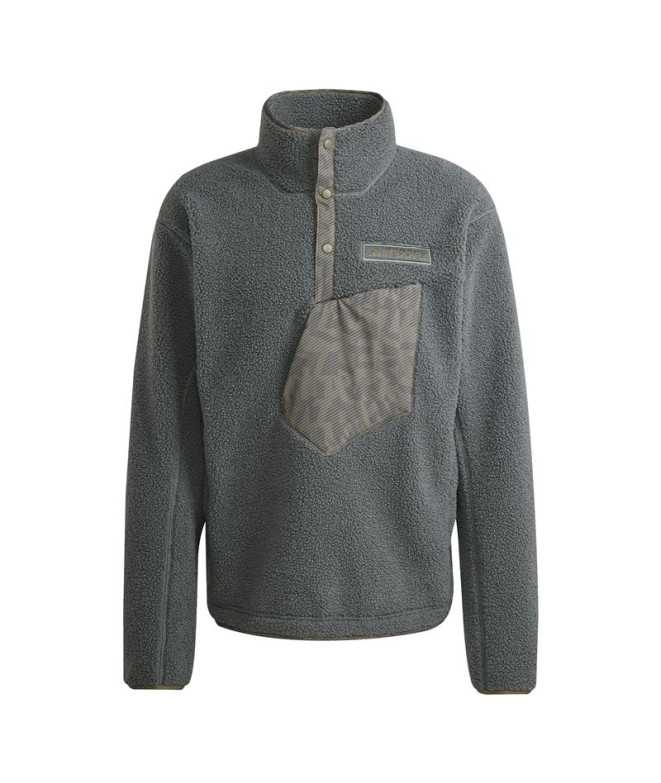 Polar de Montaña adidas Xpl Pile Snap Hombre Gris