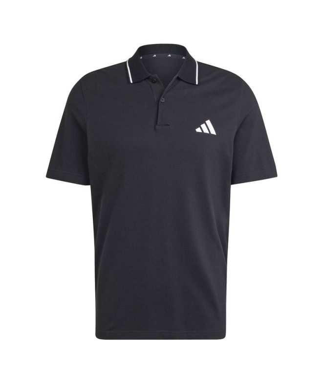 Polo adidas Sl Pq Ps Homme Noir/Blanc