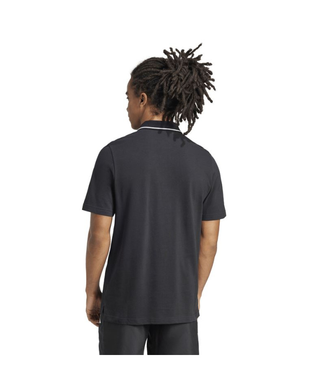 Polo adidas Sl Pq Ps Homme Noir/Blanc