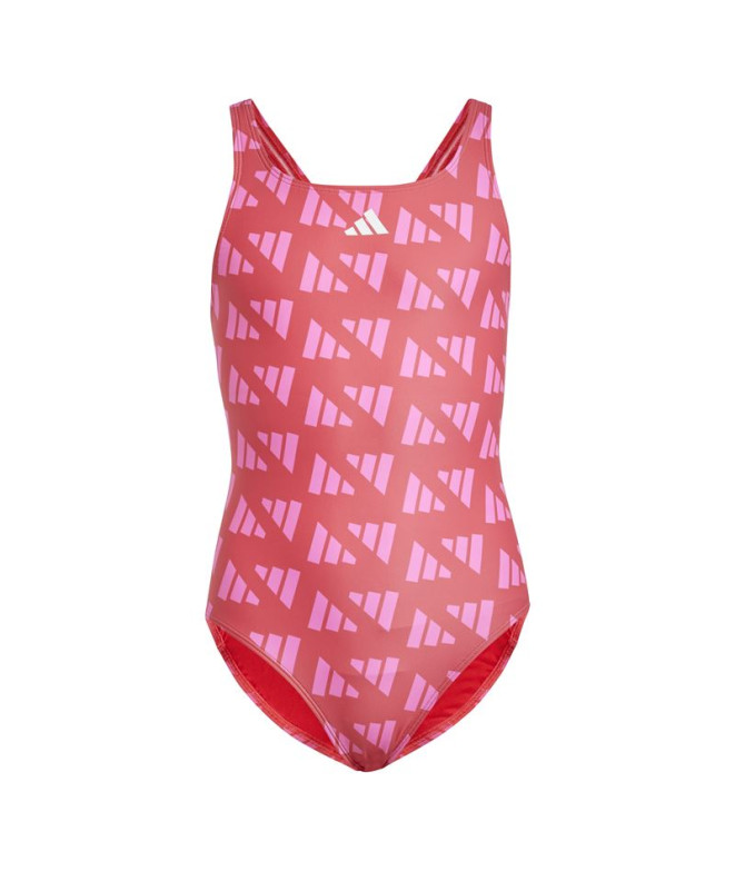 Bañador de Natación adidas Brd Gfx St Gy Niña Rojo