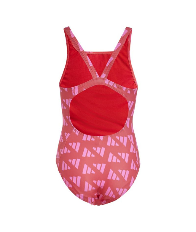 Bañador de Natación adidas Brd Gfx St Gy Niña Rojo