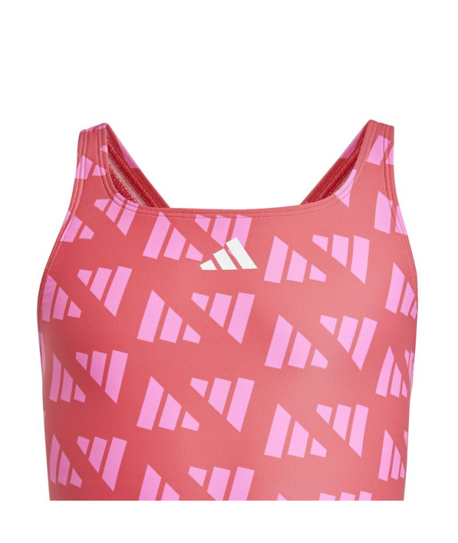 Bañador de Natación adidas Brd Gfx St Gy Niña Rojo