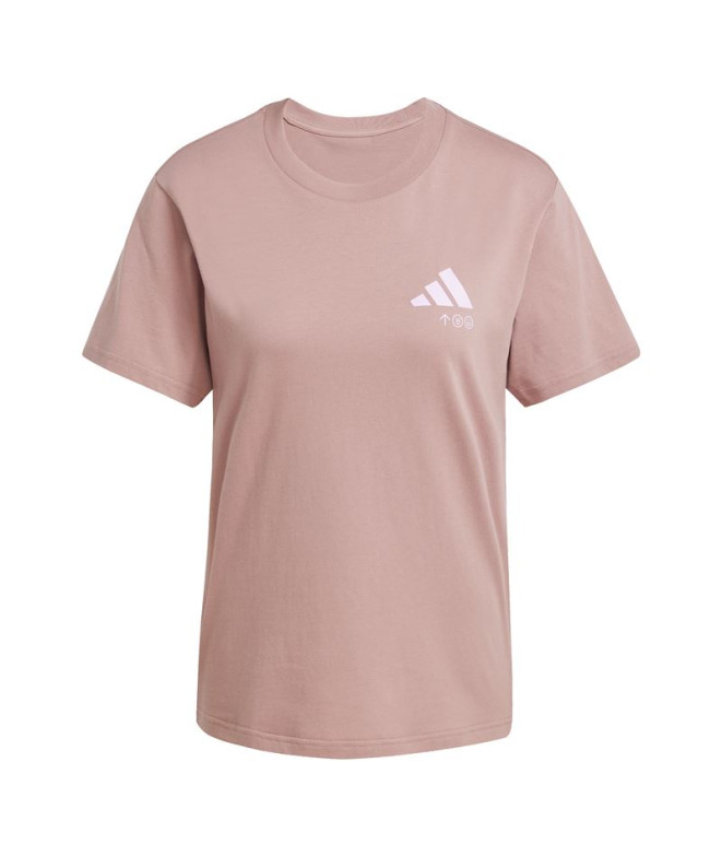 T-shirt adidas Verbe Femme Rose