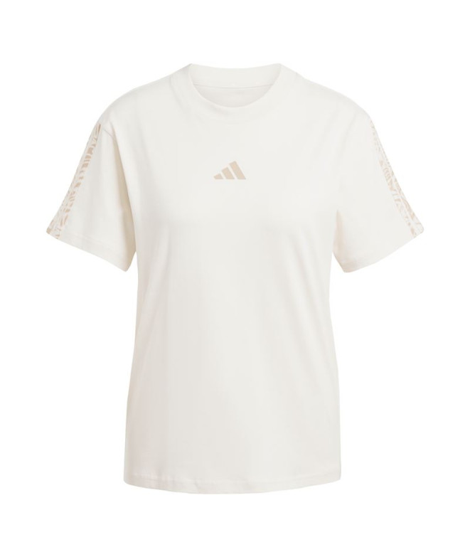 T-shirt adidas Rc 3 Bandas Sj Femme Blanc