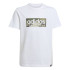 Camiseta adidas Camo Lin Menino Branco