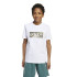 Camiseta adidas Camo Lin Menino Branco
