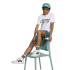 Camiseta adidas Camo Lin Menino Branco