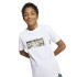 Camiseta adidas Camo Lin Menino Branco