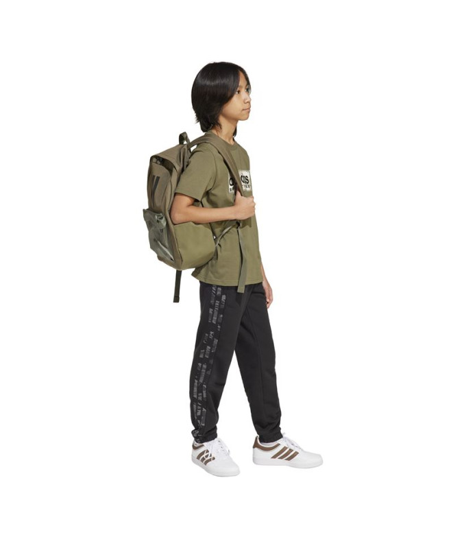 Camiseta adidas Camo Lin Menino Verde Escuro