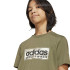 T-shirt adidas Camo Lin Enfant Vert Foncé
