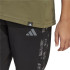 Camiseta adidas Camo Lin Menino Verde Escuro