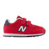 Sapatilhas New Balance 500 Hook & Loop Infantil Vermelho Verdadeiro