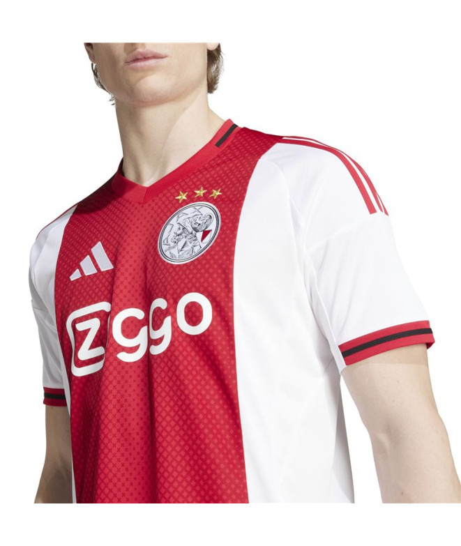 Camiseta de Fútbol adidas Ajax H Jsy Hombre Blanco