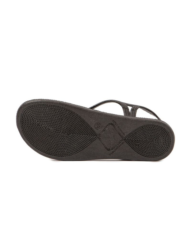 Tongs Brésiliennes Antalya Femme Noir