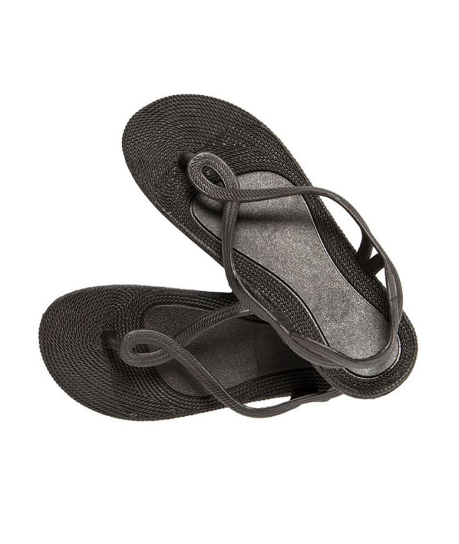 Tongs Brésiliennes Antalya Femme Noir
