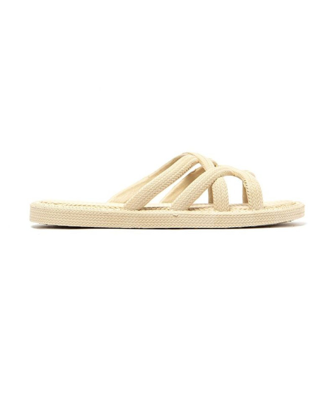 Chanclas Brasileras Mersin Mujer Beige