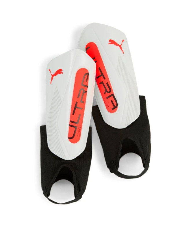 Protège-tibias De Football Puma Ultra Light Ankle, White Glo Homme