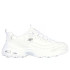 Zapatillas Skechers D'Lites - Fresh Star Mujer Blanco/Plata