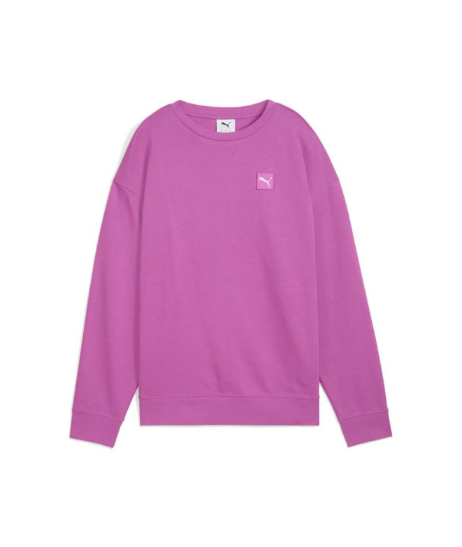 Moletom Puma Essentials Elevated Comfort, Wild Berry Mulher