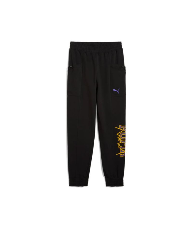 Calça De Basquetebol Puma Rival Rage Tech Pant, Preto, Homem
