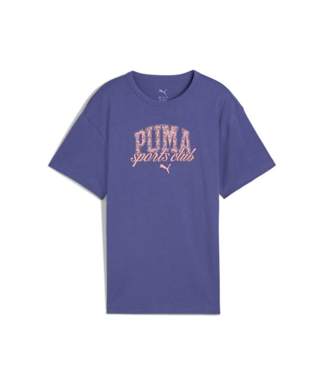 Camiseta Puma Class Ii G,Blue Crystal, Niña