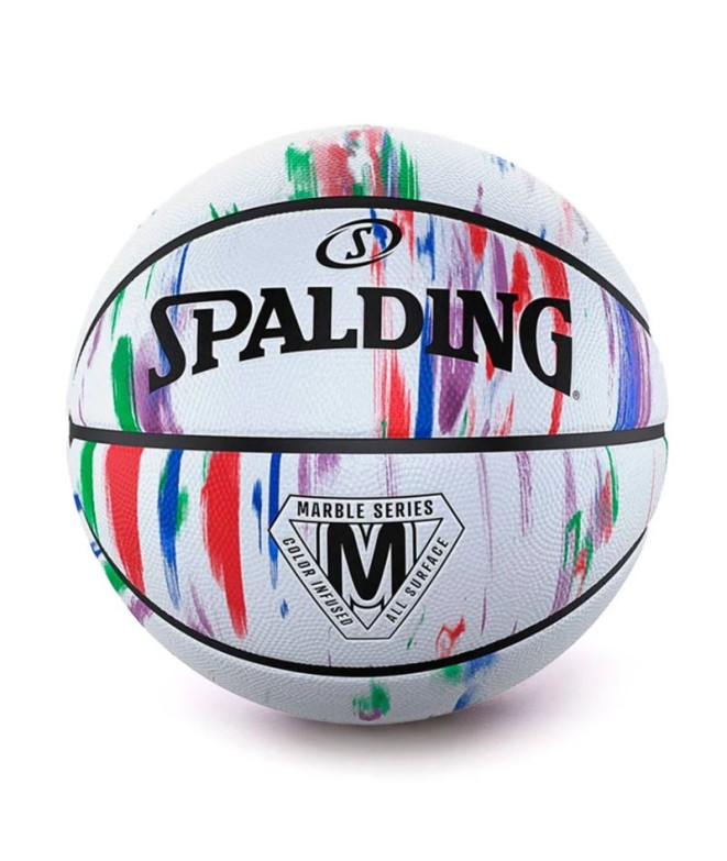 Bola de Basquetebol Spalding Marble Series Hg Sz7 Borracha Homem