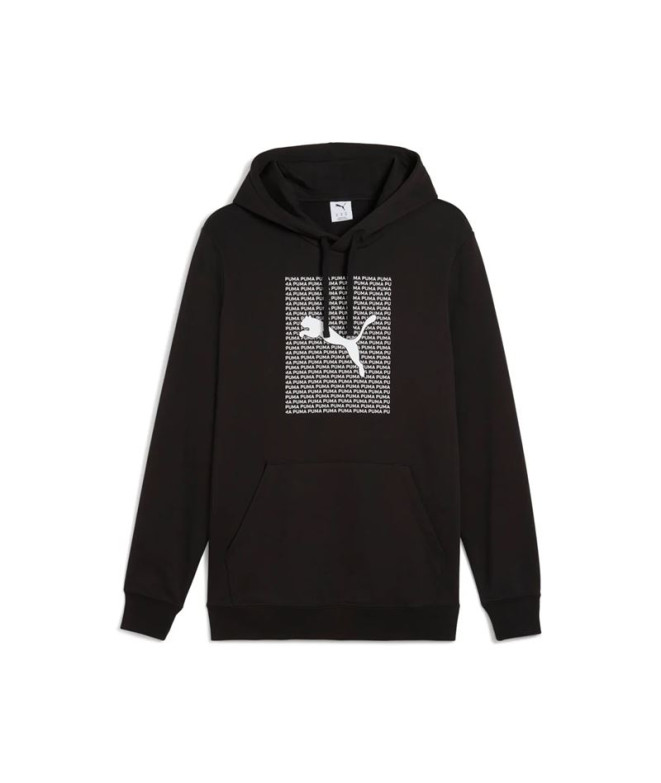 Sudadera Puma Essentials Logo Lab Black Hombre