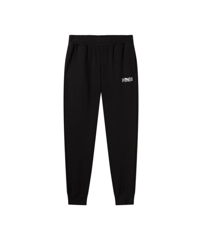 Pantalón Puma Essentials Logo Lab Sweatpa, Black Hombre