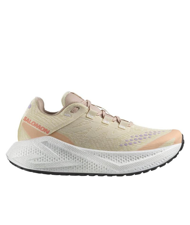 Zapatillas de Trail Salomon Aero Glide 3 Grvl Shortbread/White/Fusion Mujer