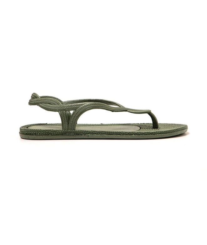 Chanclas Brasileras Antalya Military  Mujer Verde