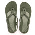 Tongs Brésiliennes Antalya Militaire Femme Verte