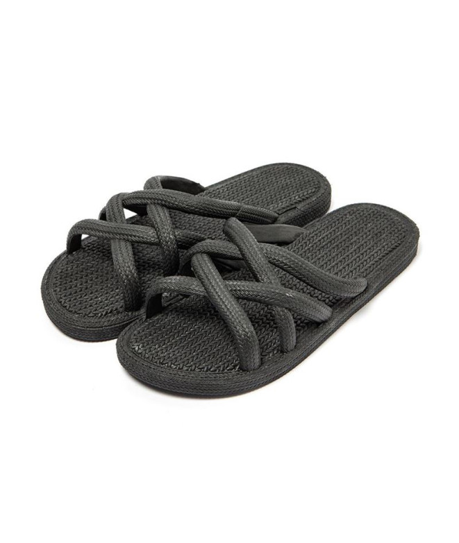 Chanclas Brasileras Mersin Mujer Negro