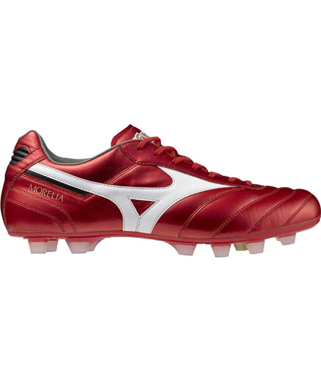 Botas de Fútbol Mizuno Morelia II Elite Rojo/Blanco/Negro
