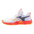 Zapatillas de Voleibol Mizuno Wave Momentum Elite Blanco/Coral/Citrus