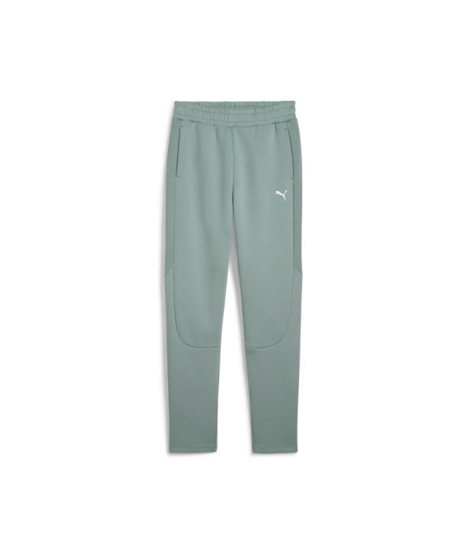 Pantalón Puma Evostripe Sweatpants Mujer Verde